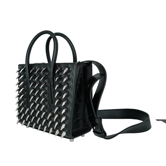 Christian Louboutin Handbags - Christian Louboutin Mini Paloma Spikes Leather Top Handle/ Shoulder Bag